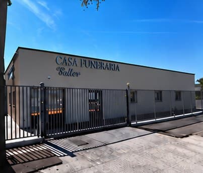 L'esterno della Casa Funeraria Saller